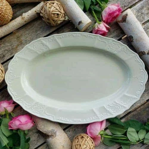 BERNADOTTE IVORY mísa oválná 36 cm, slonová kost, Thun 1794