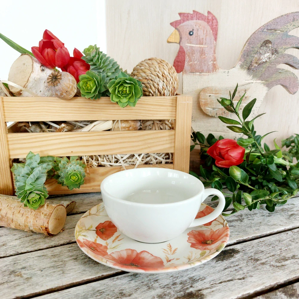 ISABELLE COUP šálek s podšálkem 180 ml, vlčí mák, G. Benedikt 1882