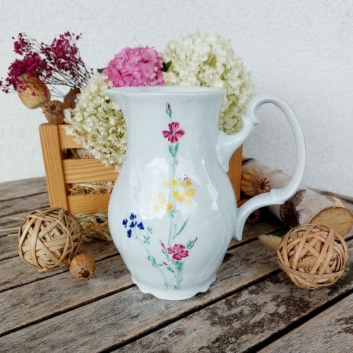 BERNADOTTE mlékovka 1000 ml, barevné květiny, Thun 179