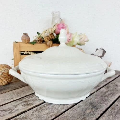 BERNADOTTE IVORY mísa zeleninová 1500 ml, slonová kost, Thun 1794
