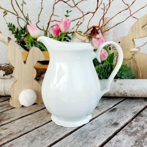 ROSE mlékovka 1000 ml, bílá, thun 1794