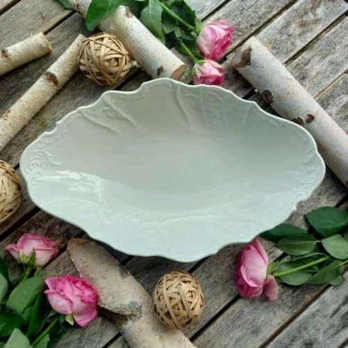 BERNADOTTE IVORY koš na chléb 34 cm, slonová kost, Thun 1794