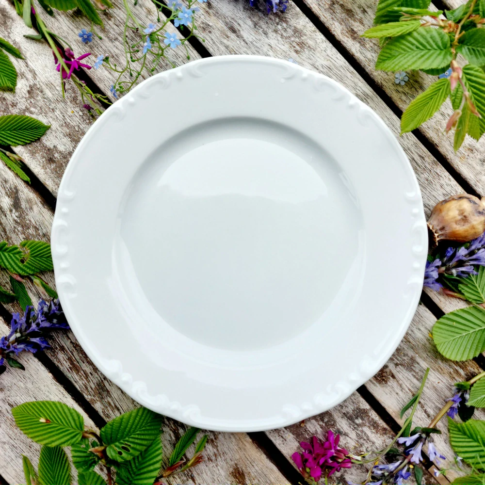 CONSTANCE talíř dezertní 19 cm, bílý, Thun 1794