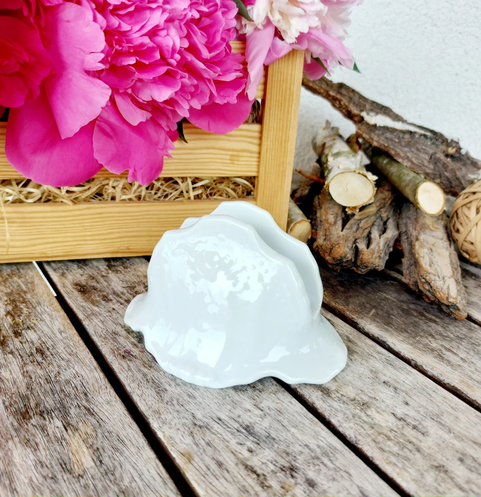 BERNADOTTE stojánek na ubrousky, bílý, Thun 1794