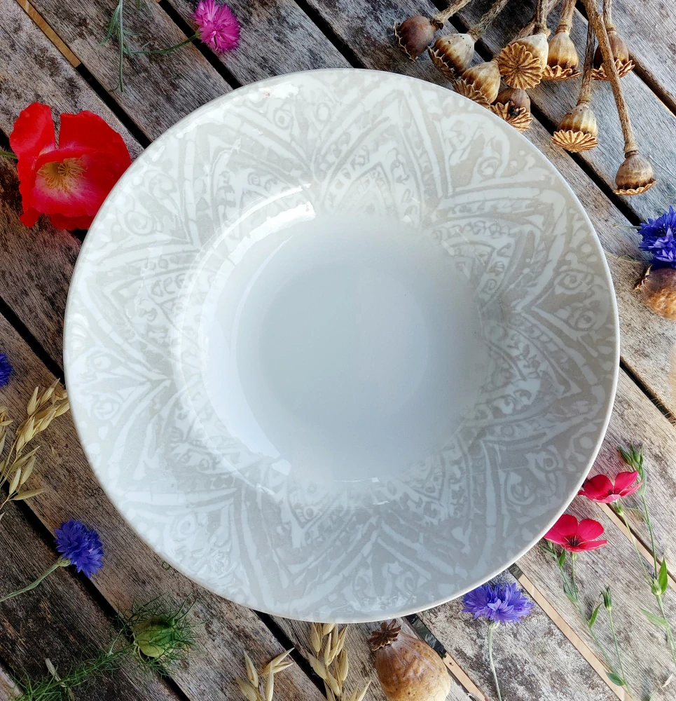 BASIC NORDIC talíř hluboký 26 cm, béžový, G. Benedikt 1882