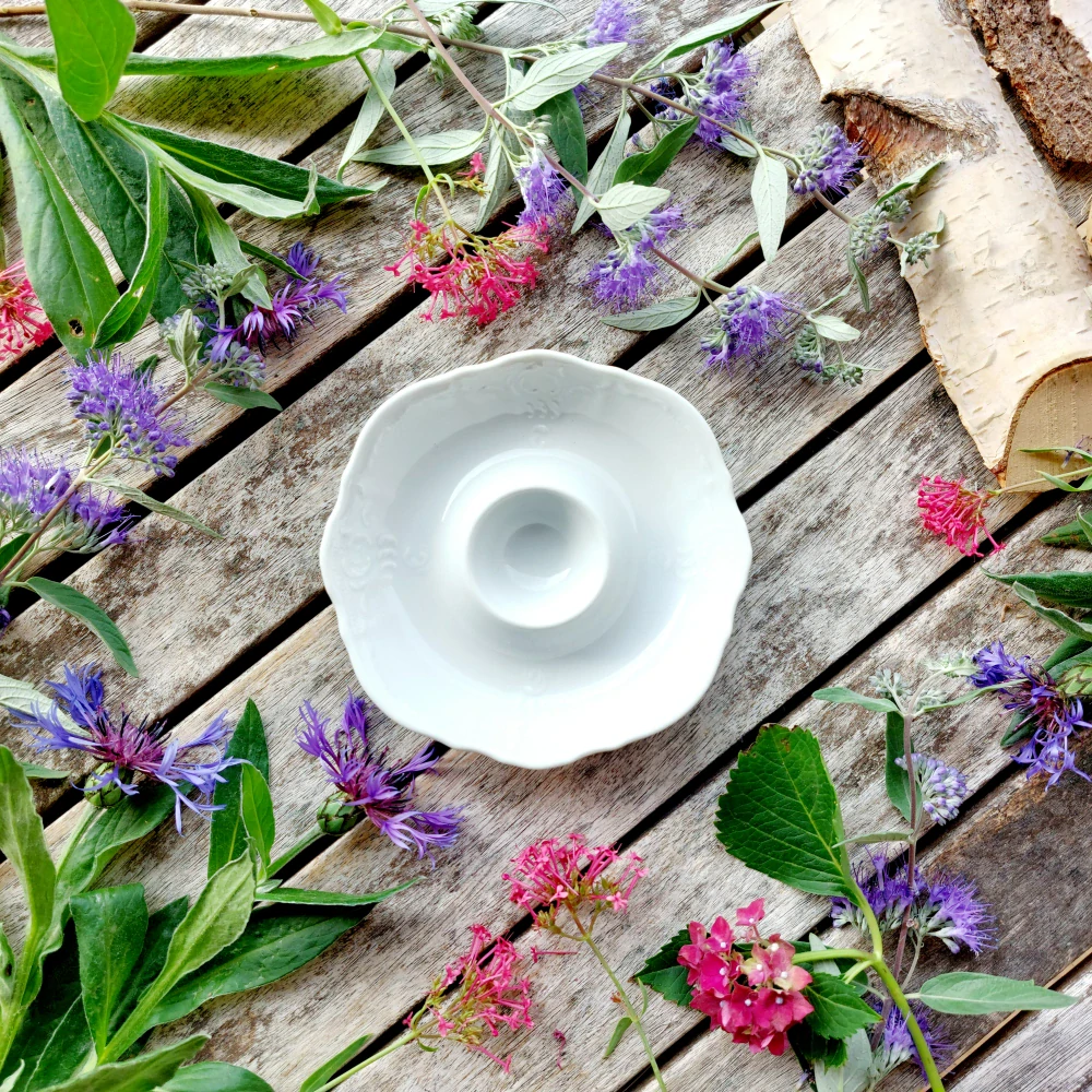 BERNADOTTE talířek na vejce, bílý, Thun 1794