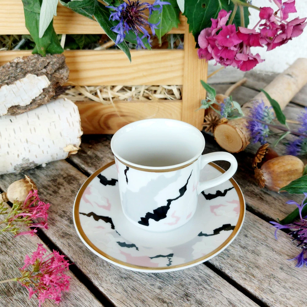 SABINA sada šálků s podšálkem 100 ml, Leander Loučky