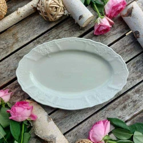 BERNADOTTE IVORY mísa oválná 26 cm, slonová kost, Thun 1794