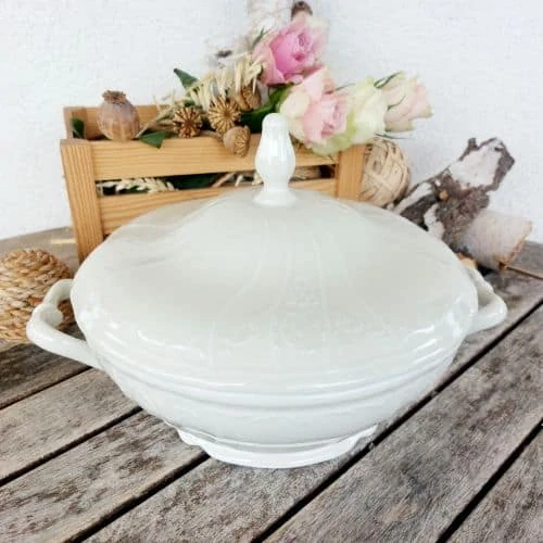 BERNADOTTE IVORY mísa zeleninová 1500 ml, slonová kost, Thun 1794