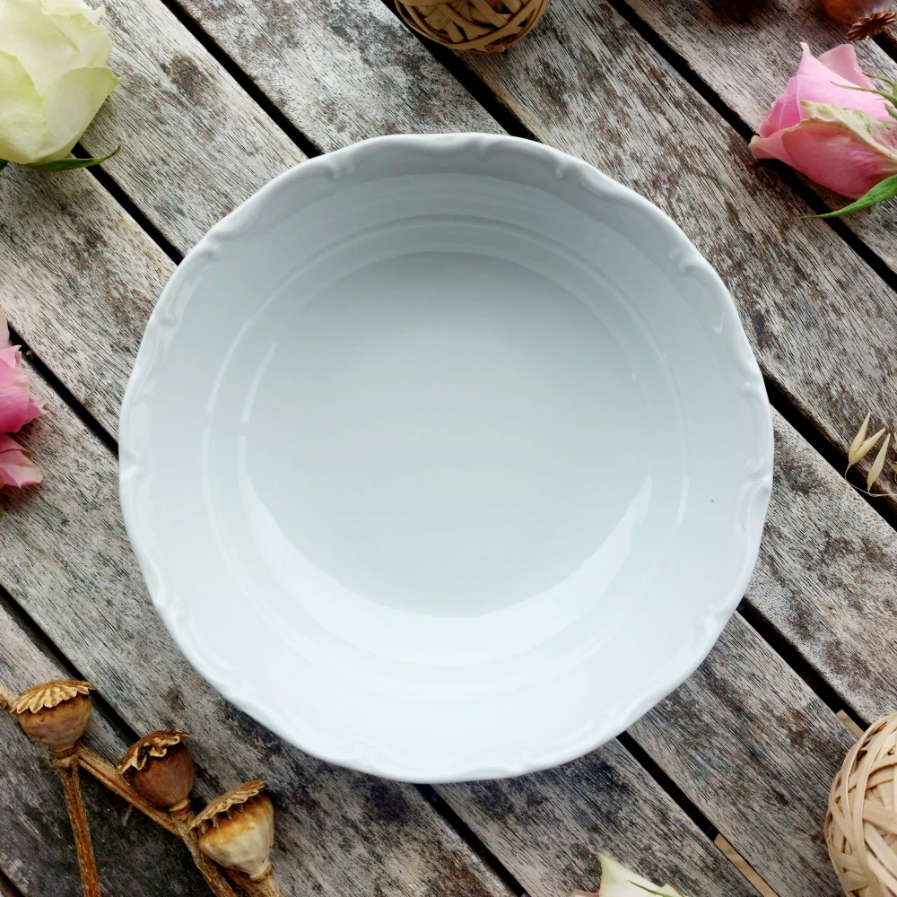 VERONA miska kompotová 19 cm, bílá, G. Benedikt 1882