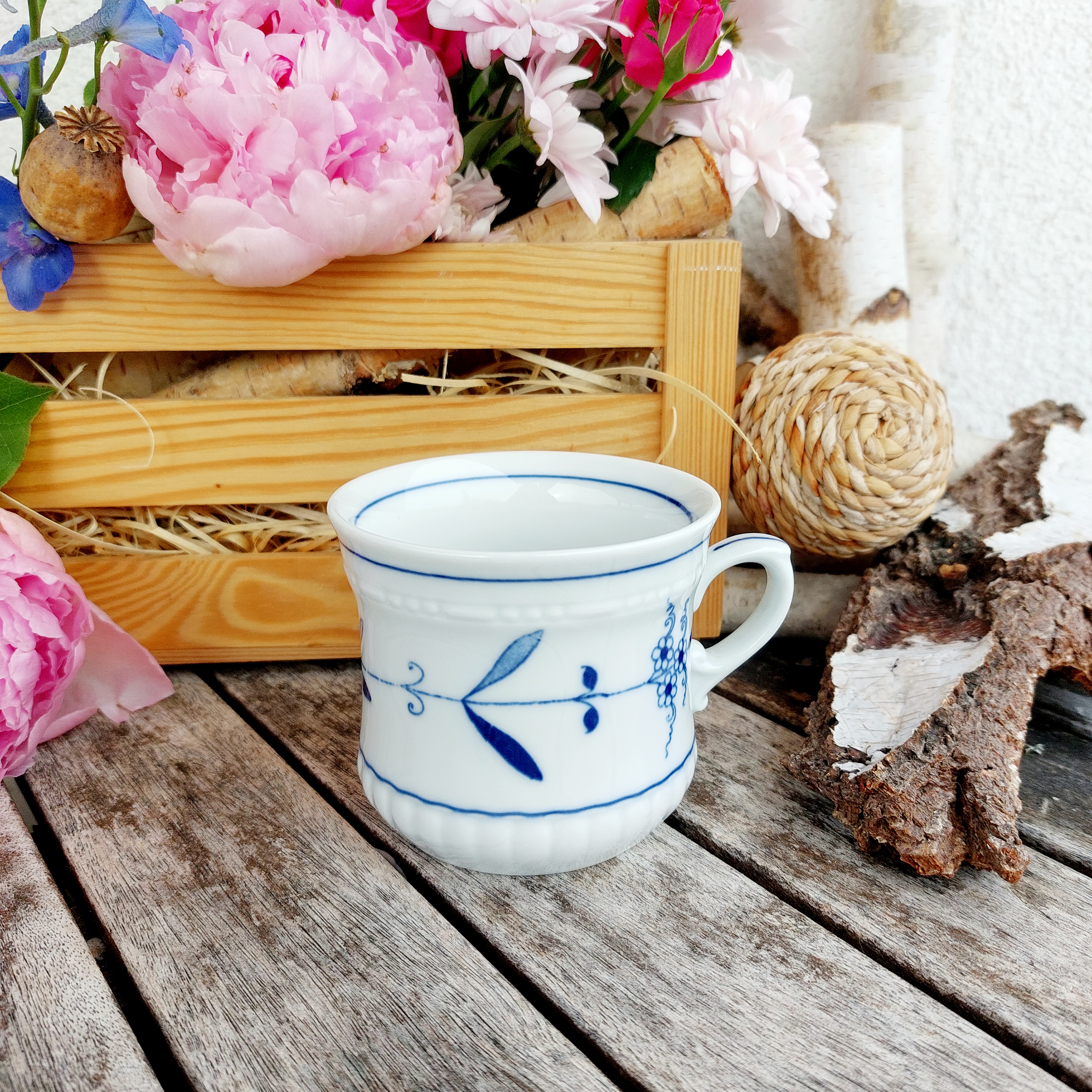 PERLOVÝ malý hrnek 260 ml, ECO cibulák, Český porcelán Dubí