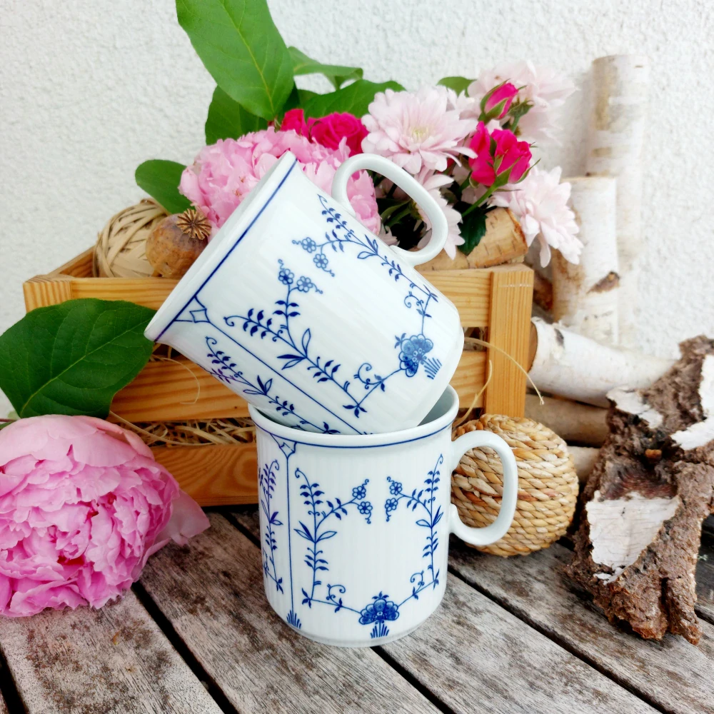 HENRY hrnek 350 ml, slaměnky, Český porcelán Dubí