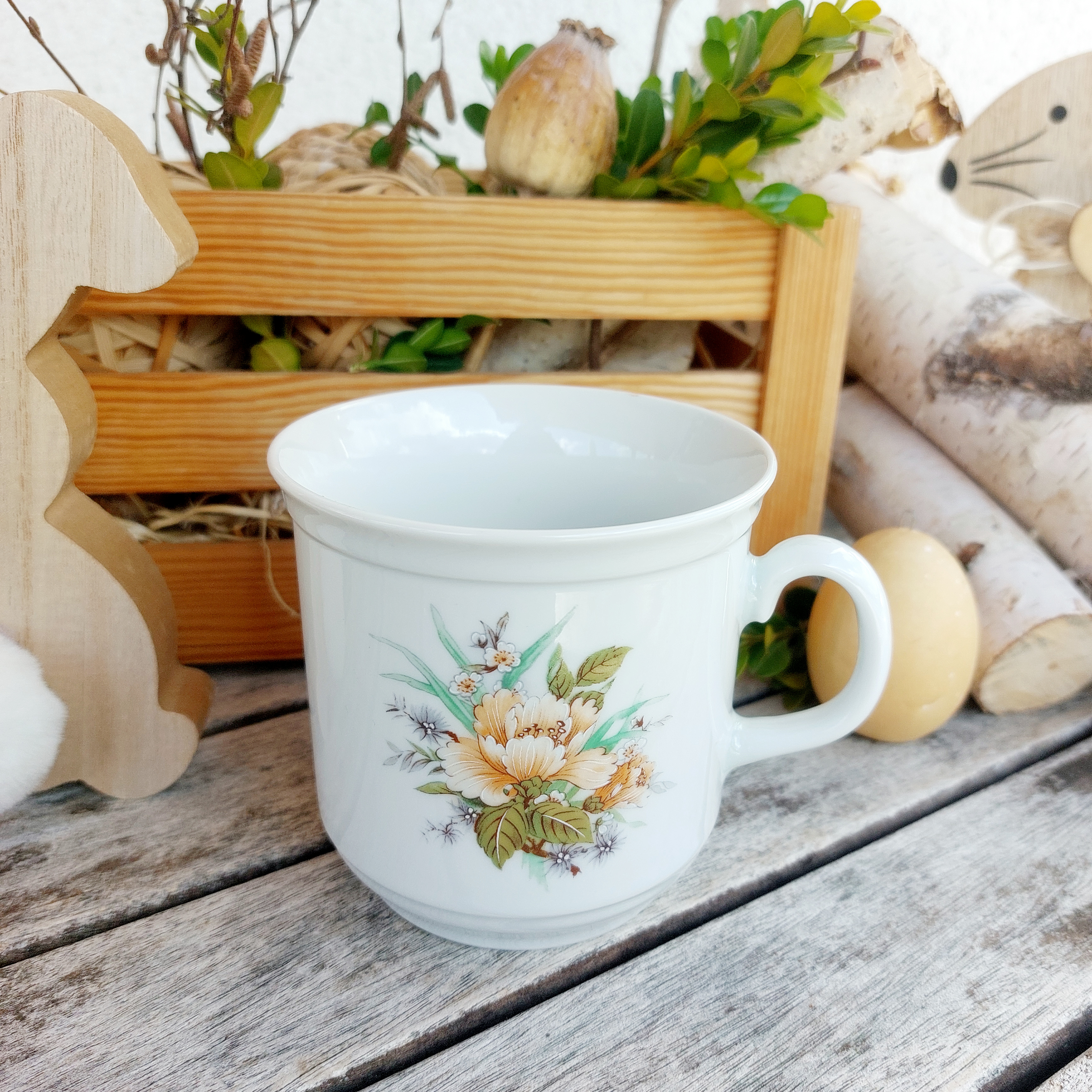 GUSTAV hrnek 390 ml, kytice, Thun 1794 a.s.