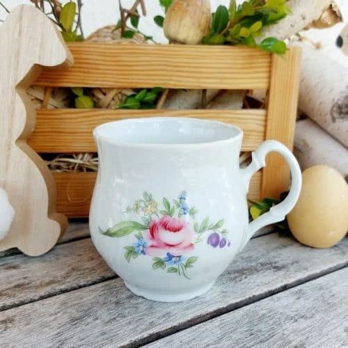 BERNADOTTE hrnek JONÁŠ 310 ml, míšeňská růže, Thun 1794