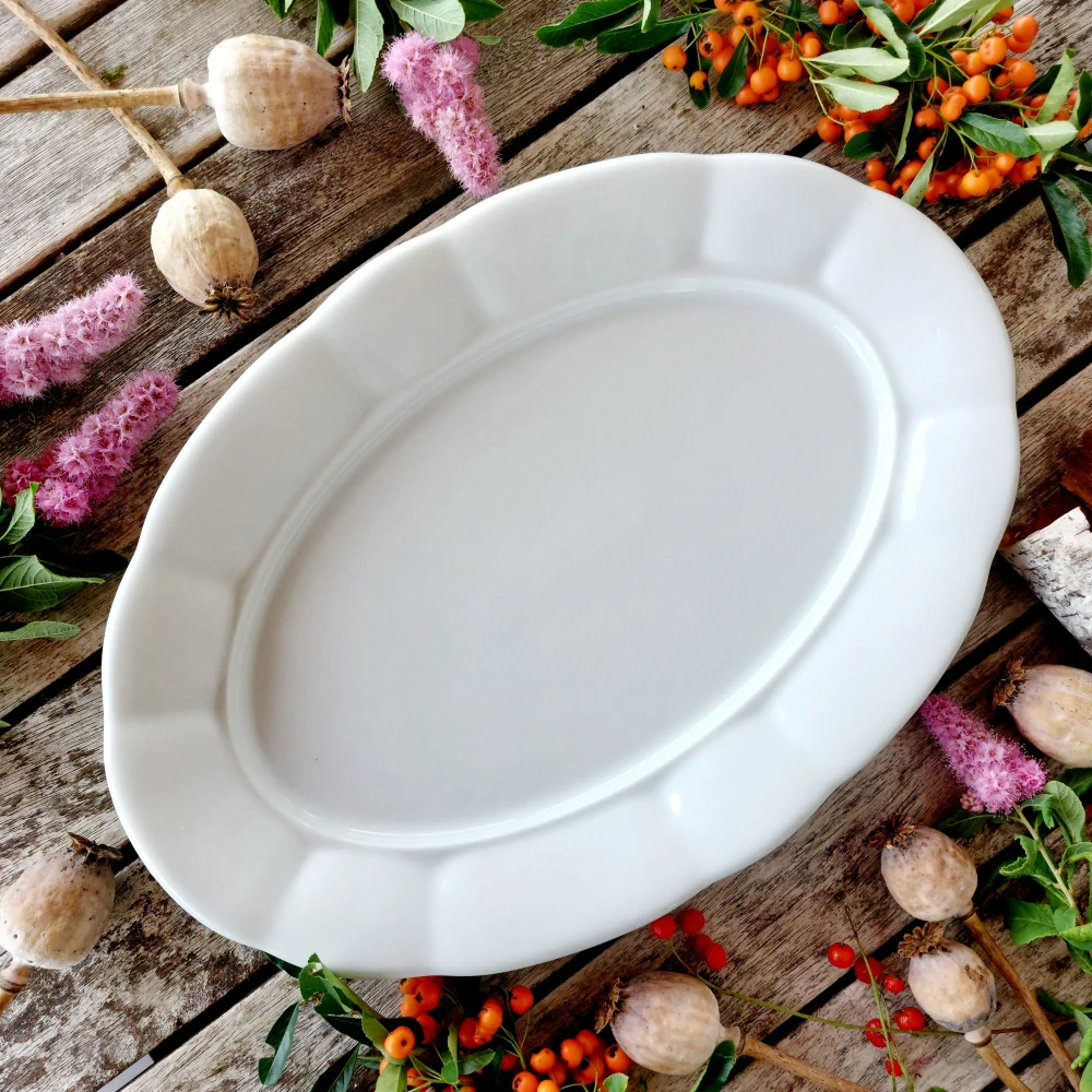 BENEDIKT mísa oválná 32 cm, bílá, G. Benedikt 1882