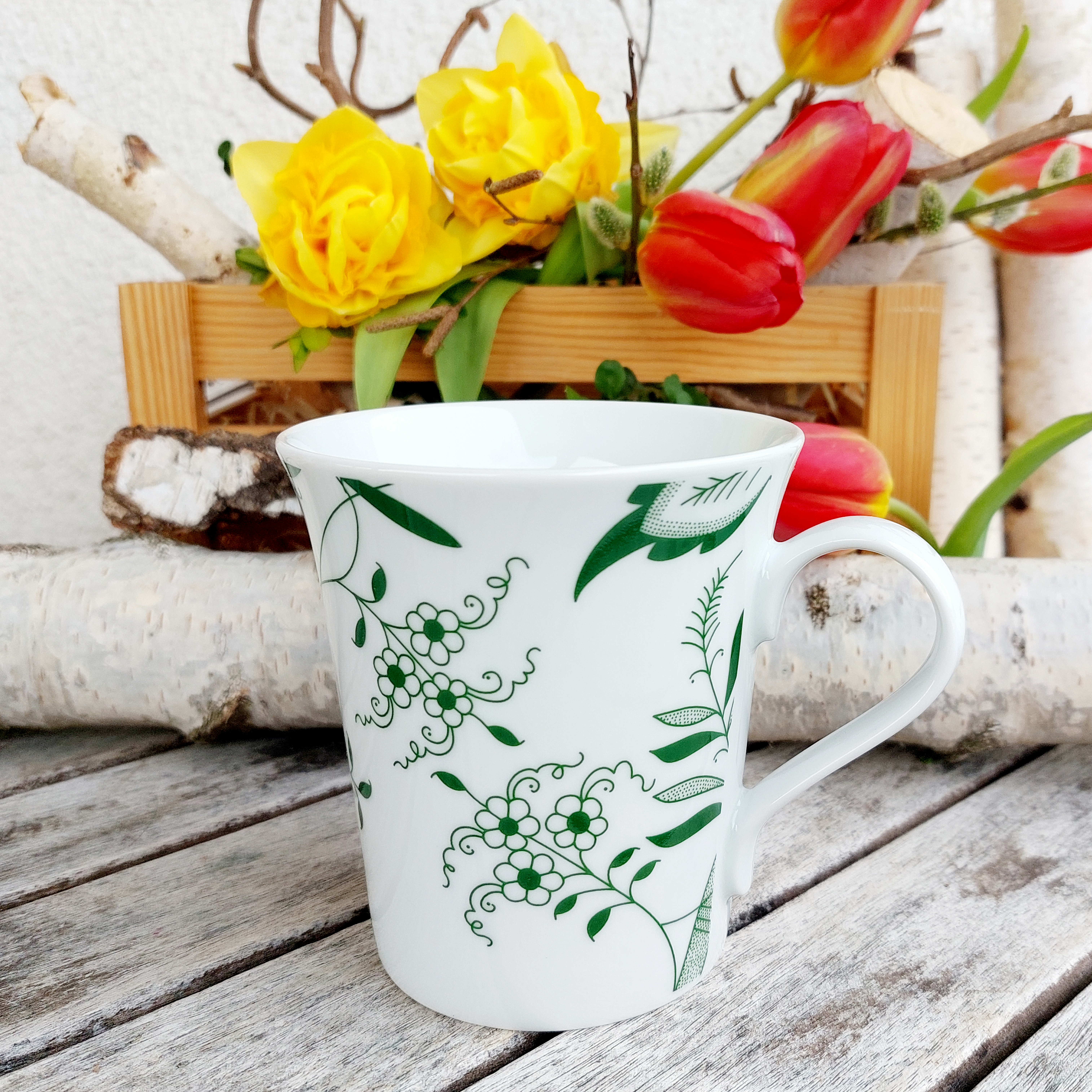 EMA - BOHEMIA KANTA hrnek 340 ml, pozitiv, Český porcelán Dubí