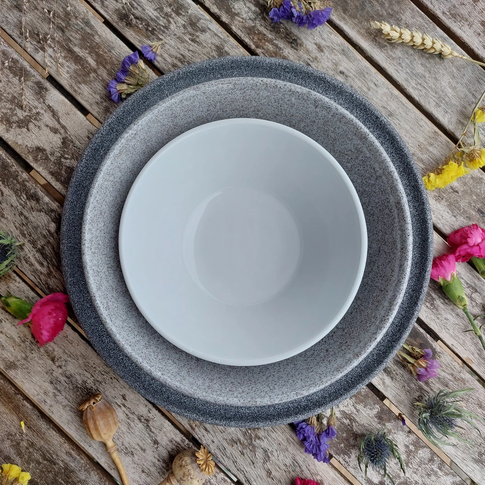 GRANIT miska 20 cm glazed, G. Benedikt 1882