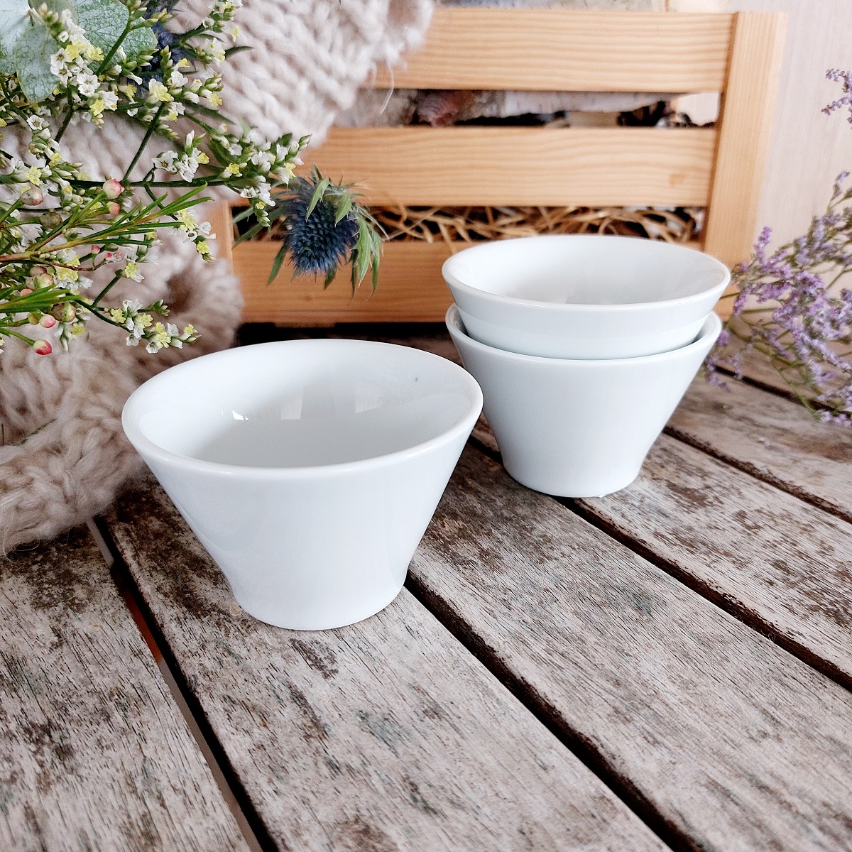 DAISY miska na dip, bílá,  G. Benedikt 1882