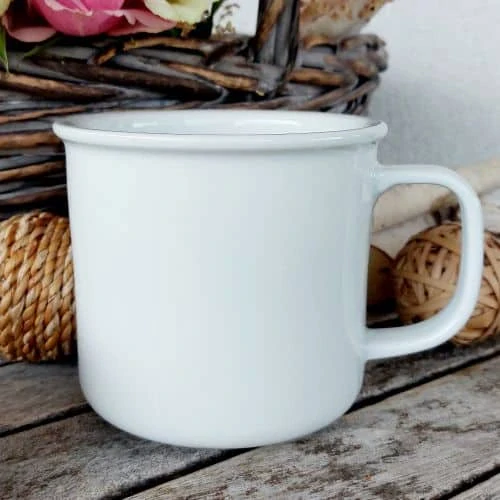 RETRO MUGS hrnek 750 ml, bílý, G. Benedikt 1882