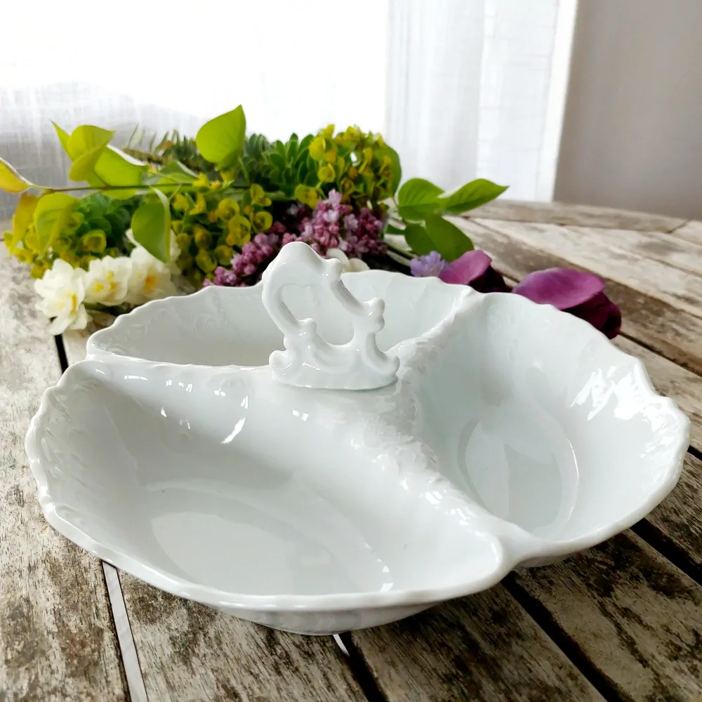 BERNADOTTE miska kabaret malý, bílý, Thun 1794