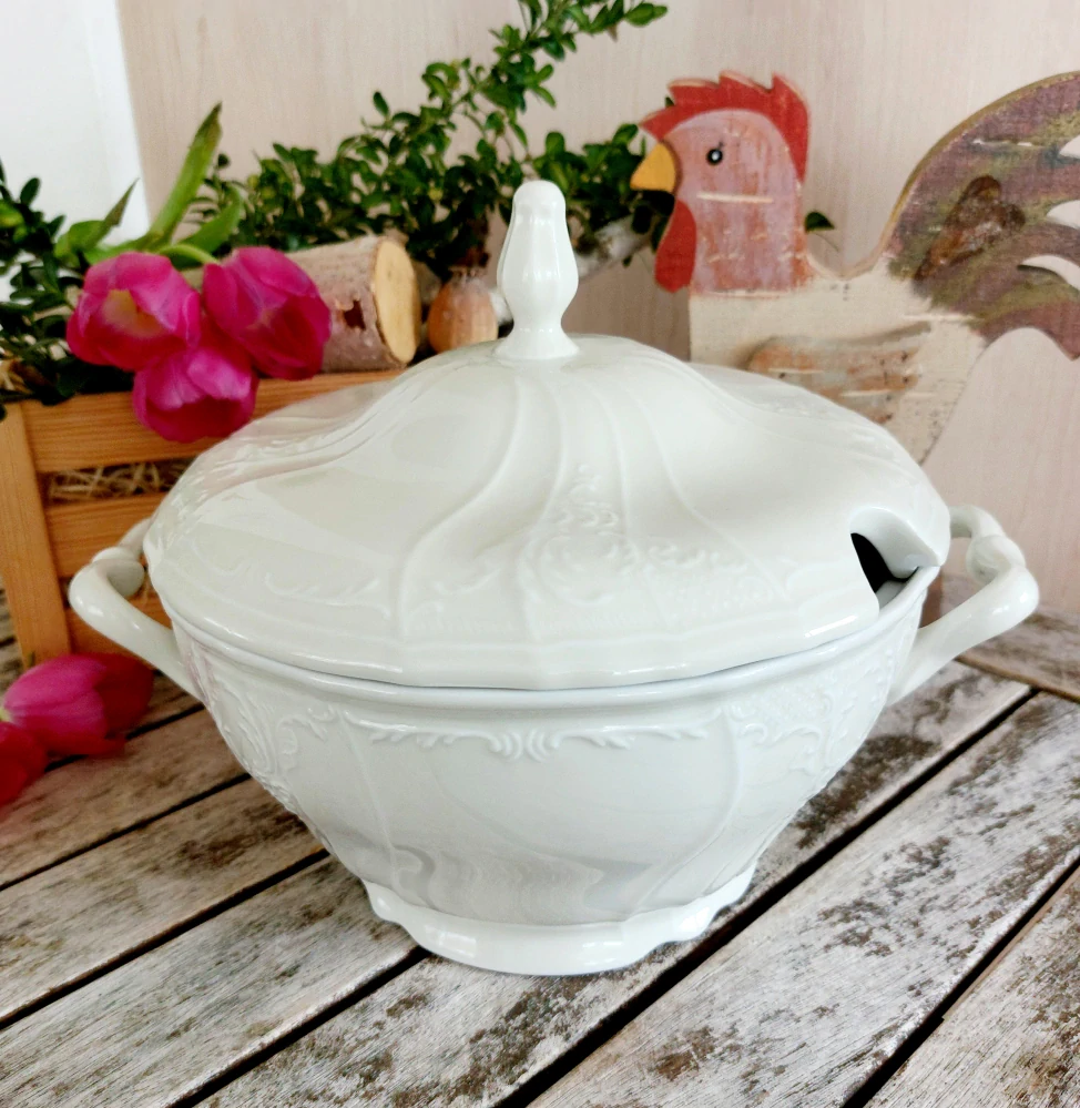 BERNADOTTE IVORY polévková mísa 2500 ml, slonová kost, Thun 1794 