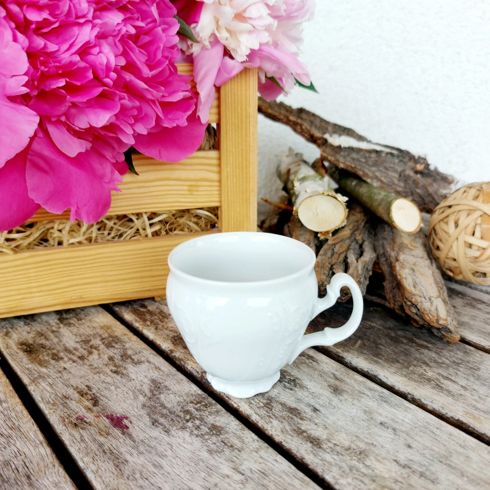 BERNADOTTE šálek 90 ml, bílý, Thun 1794