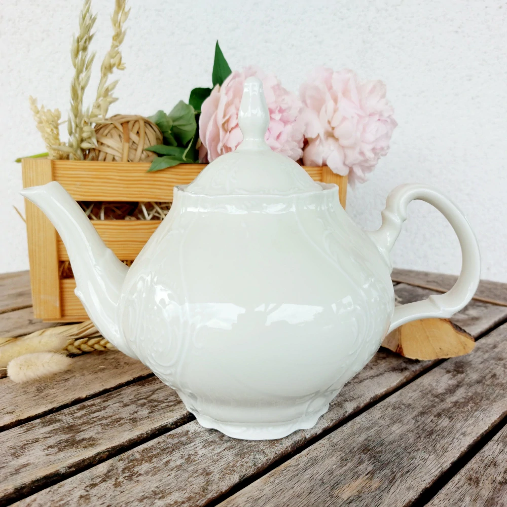 BERNADOTTE IVORY konvice čajová 1,2 l, slonová kost, Thun 1794