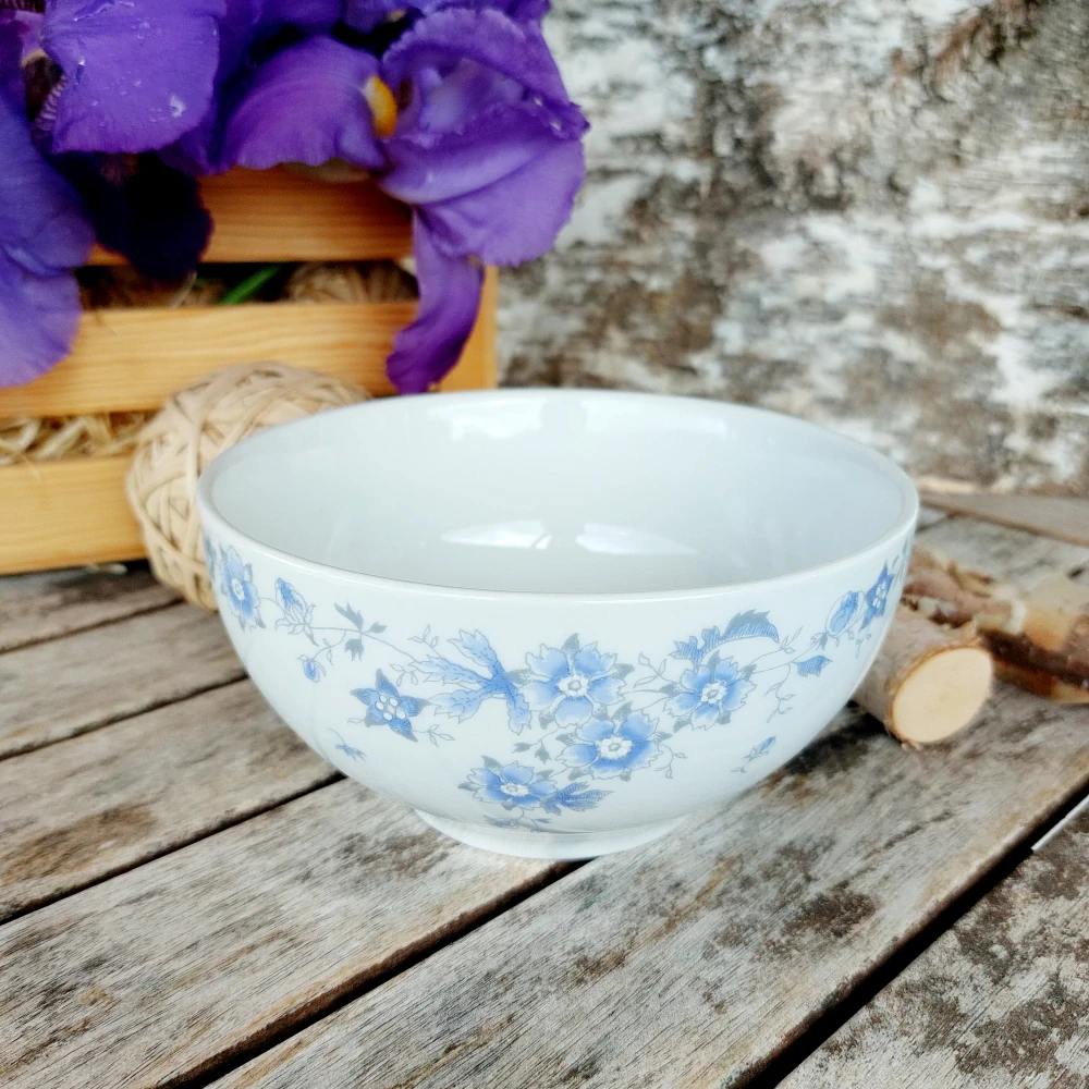 VITAL miska 14,5 cm, šedomodré kytičky,  Thun 1794