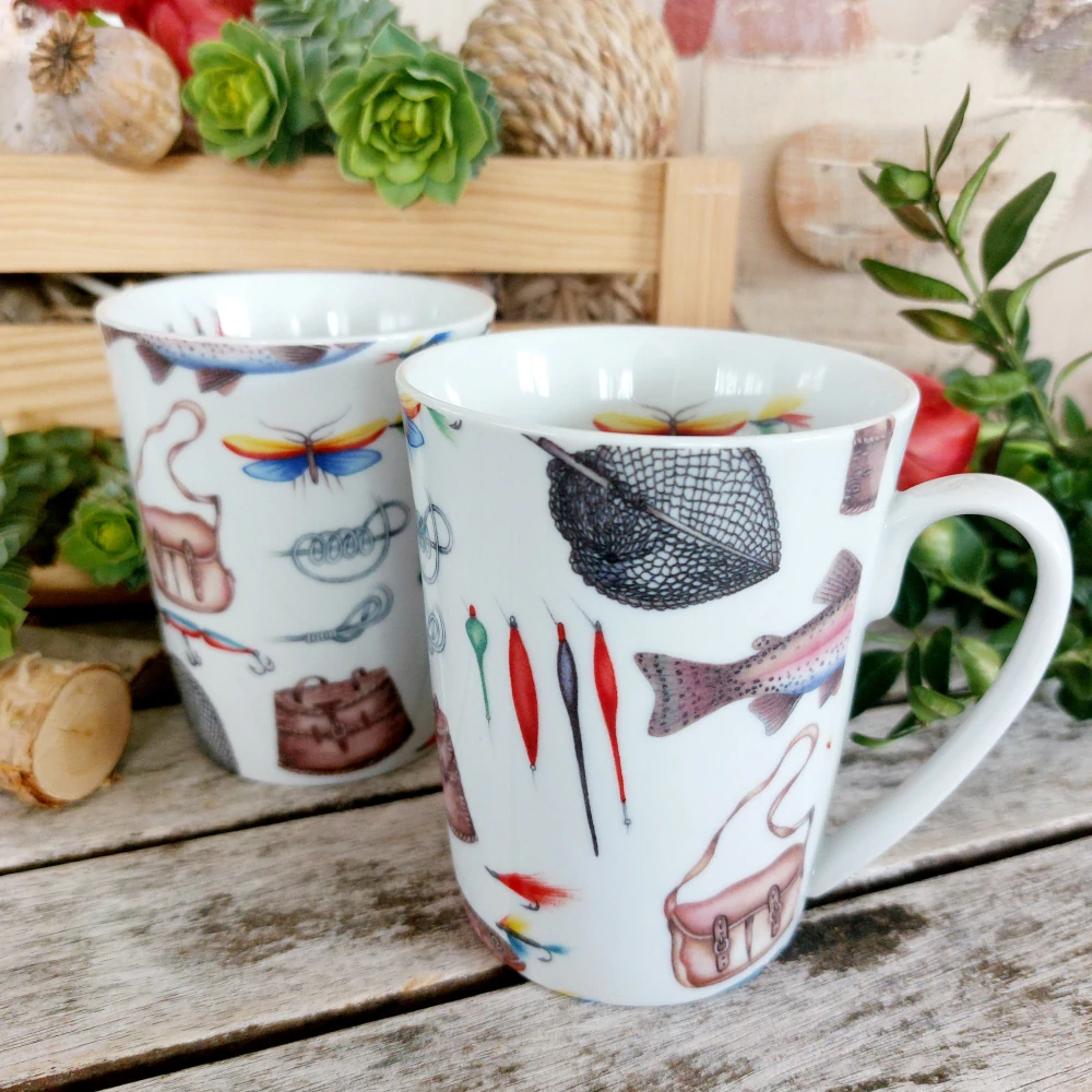 SISI hrnek 280 ml, rybářský, Český porcelán Dubí