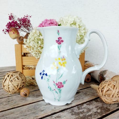 BERNADOTTE mlékovka 1000 ml, barevné květiny, Thun 179