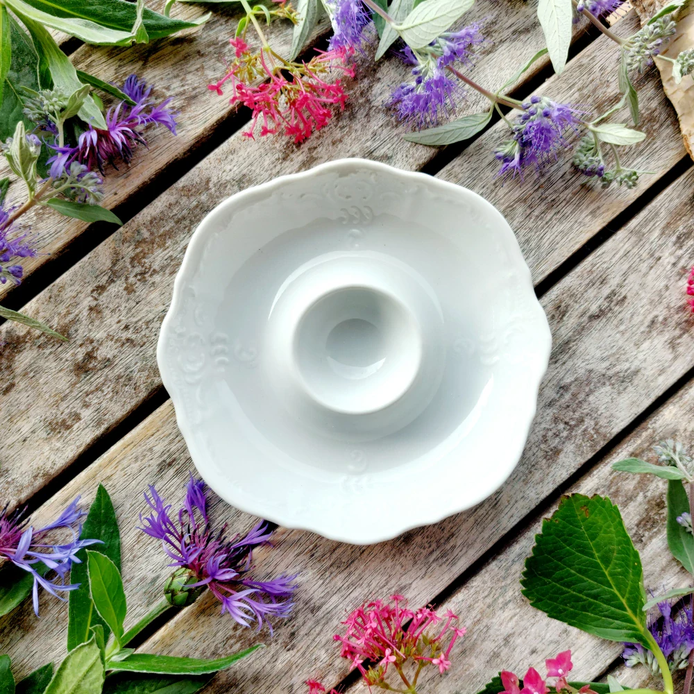 BERNADOTTE talířek na vejce, bílý, Thun 1794