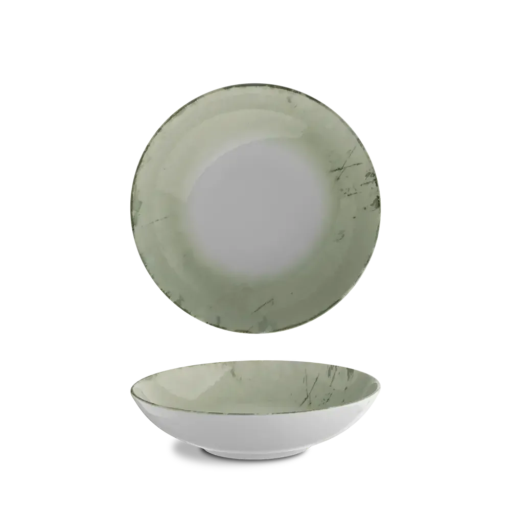 DECOLAB STONE GREEN talíř hluboký 22 cm, G. Benedikt 1882