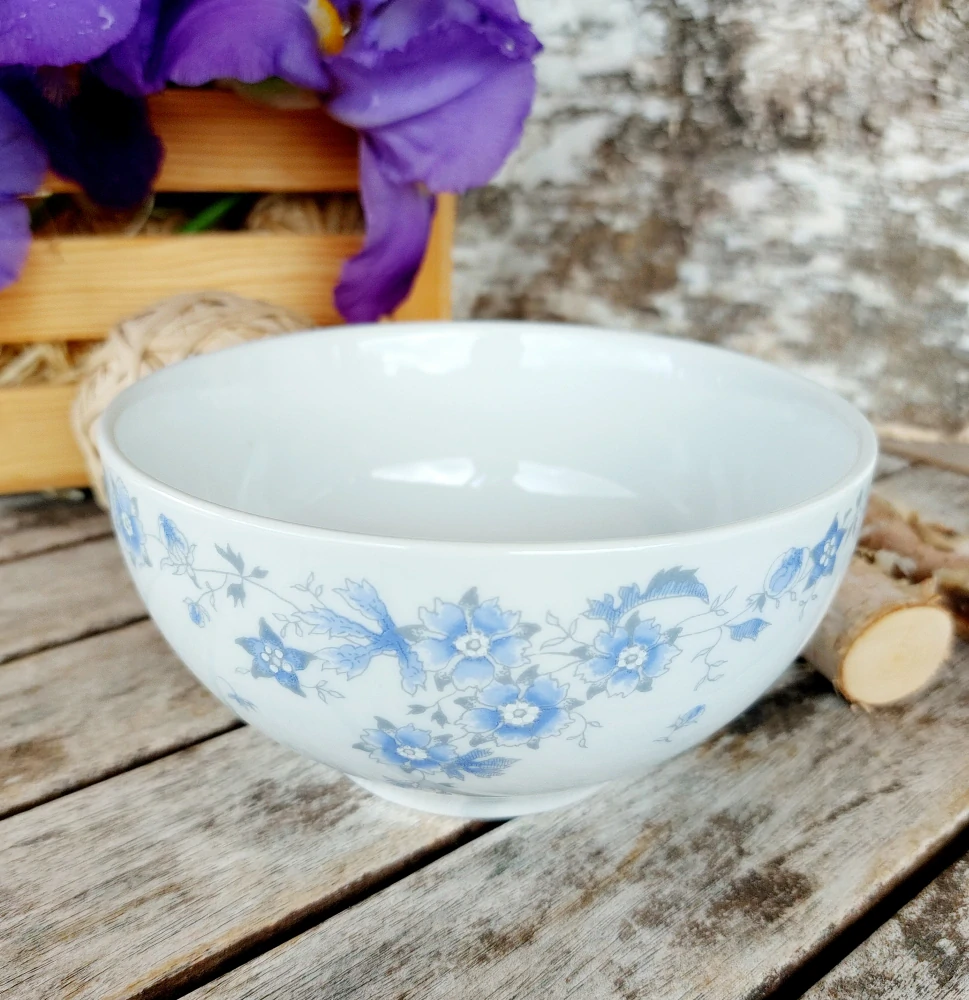 VITAL miska 14,5 cm, šedomodré kytičky,  Thun 1794