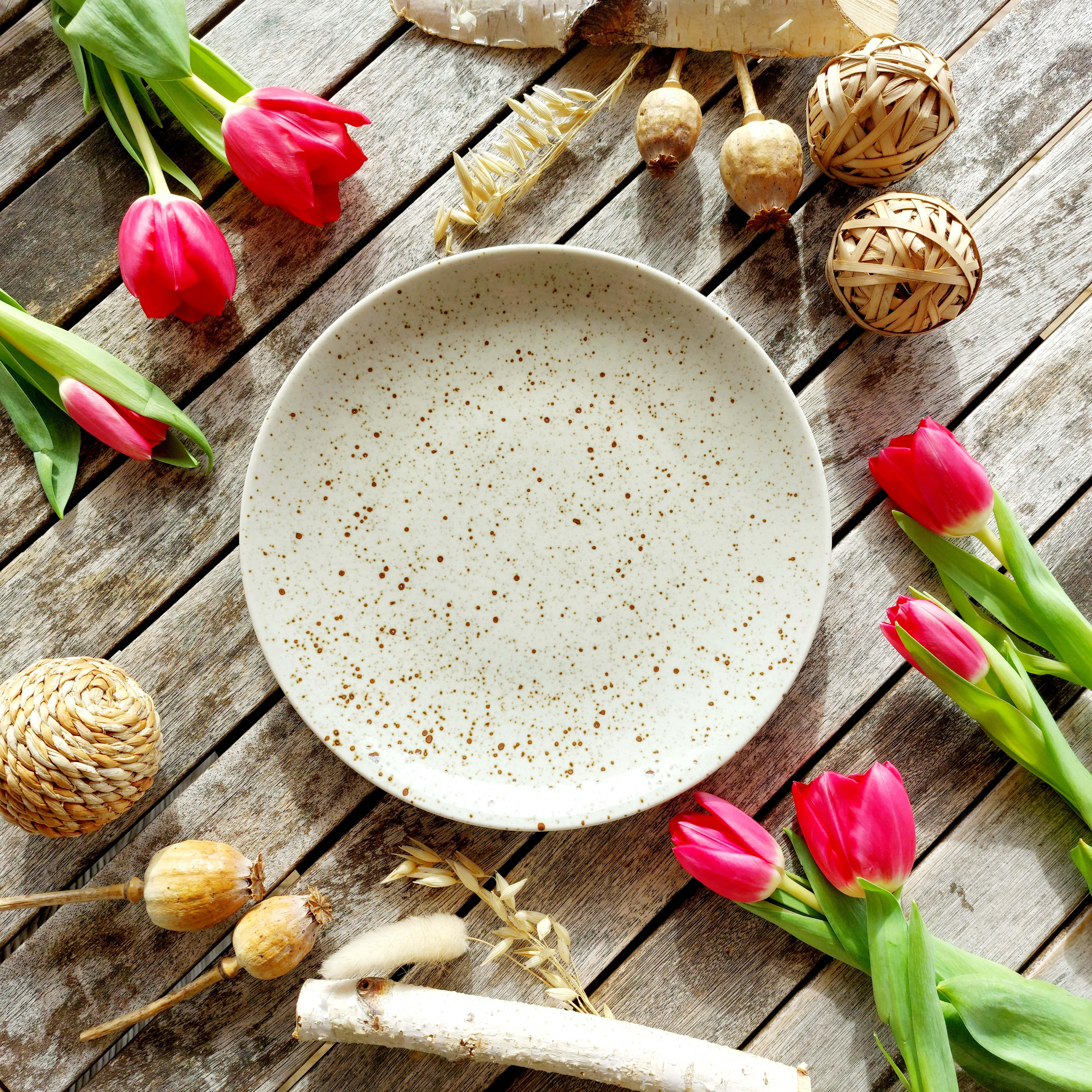 LIFESTYLE talíř mělký 24 cm, Natural, G. Benedikt 1882