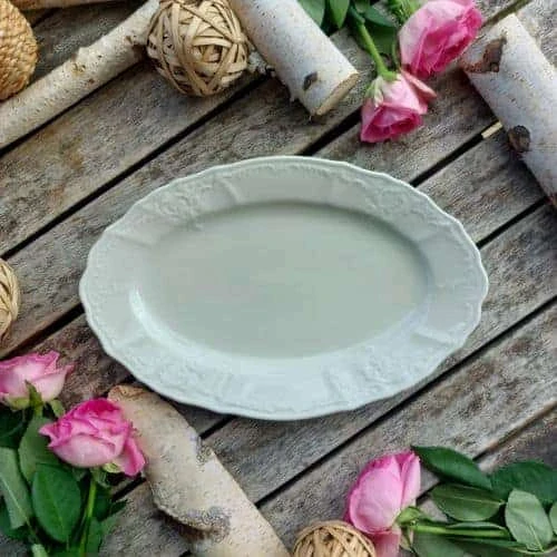 BERNADOTTE IVORY mísa oválná 26 cm, slonová kost, Thun 1794