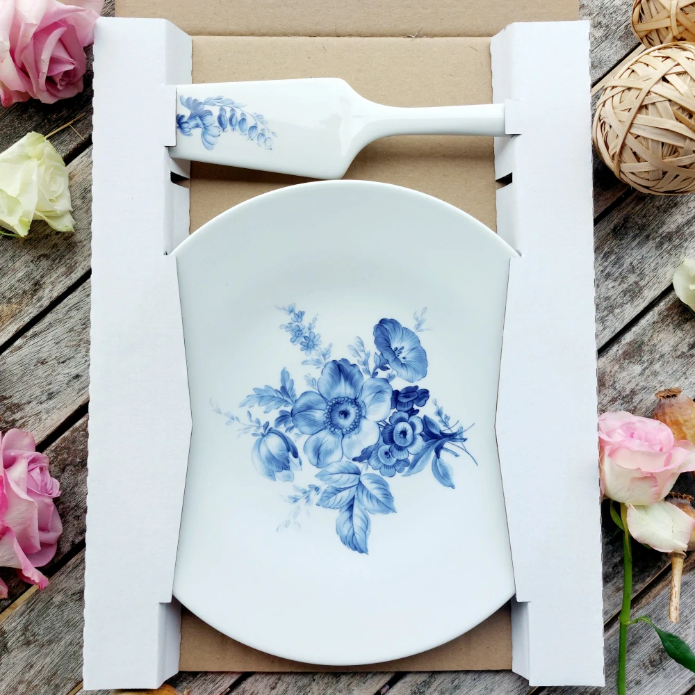 CORSO dortová souprava 2/1, modré květy, Thun 1794