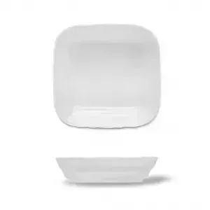 BERNADOTTE miska kompotová 4-hranná 16 cm, bílá,  Thun 1794