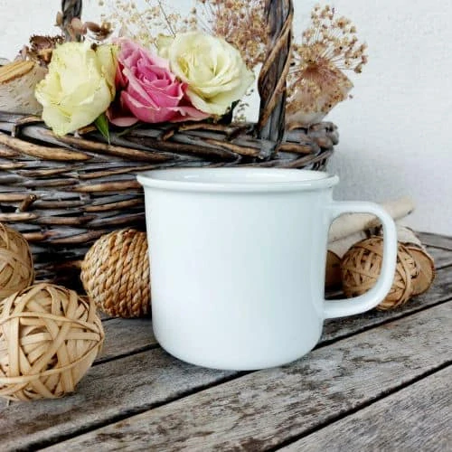 RETRO MUGS hrnek 750 ml, bílý, G. Benedikt 1882