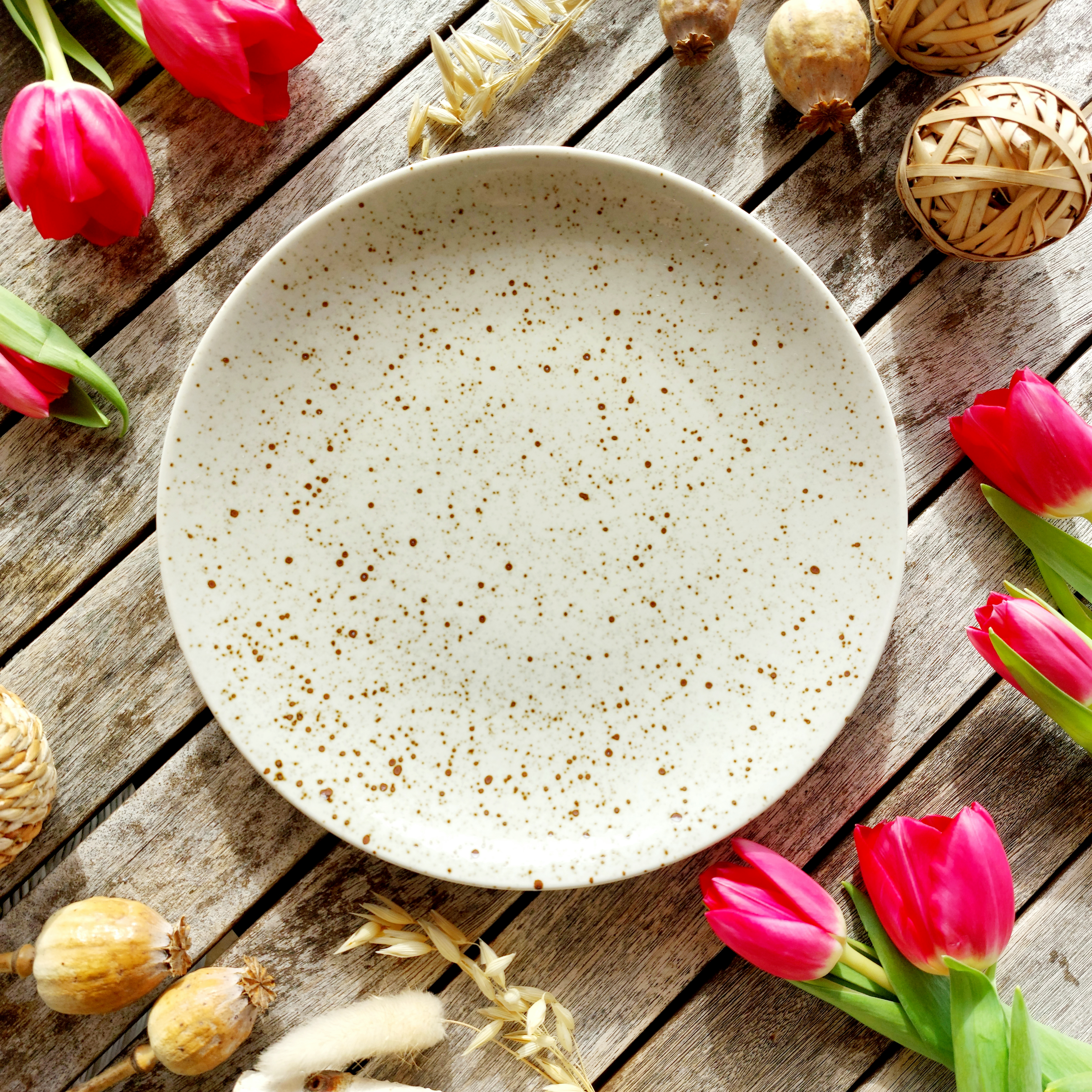 LIFESTYLE talíř mělký 24 cm, Natural, G. Benedikt 1882