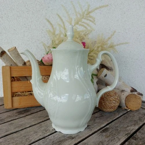 BERNADOTTE IVORY konvice kávová 1200 ml, slonová kost, Thun 1794