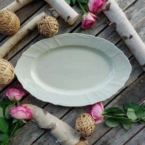 BERNADOTTE IVORY mísa oválná 34 cm, slonová kost, Thun 1794