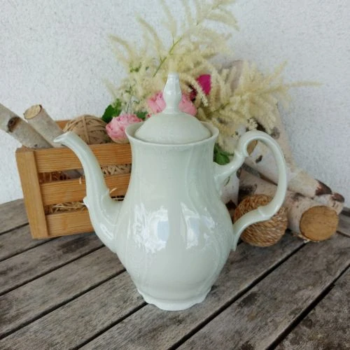 BERNADOTTE IVORY konvice kávová 1200 ml, slonová kost, Thun 1794
