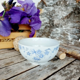 VITAL miska 14,5 cm, šedomodré kytičky,  Thun 1794