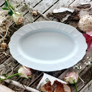 BERNADOTTE mísa oválná 39 cm, bílá, Thun 1794