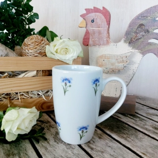 MILADA hrnek 380 ml, chrpová házenka, Český porcelán Dubí