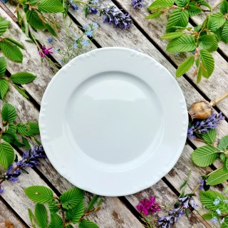 CONSTANCE talíř dezertní 19 cm, bílý, Thun 1794