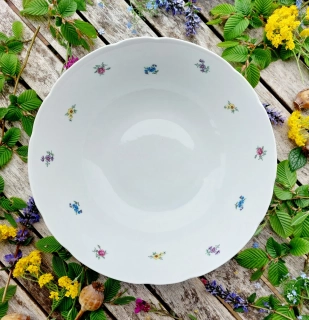 ROSE mísa kompotová 26 cm, házenka, Thun 1794