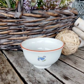 PIOLA miska 10 cm, házenka a červená linka, Thun 1794