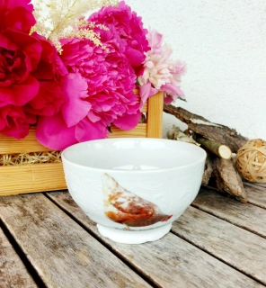 BERNADOTTE miska 13 cm, slepice, Thun 1794