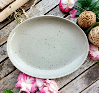 LIFESTYLE talíř oválný 32 cm, Natural, G. Benedikt 1882